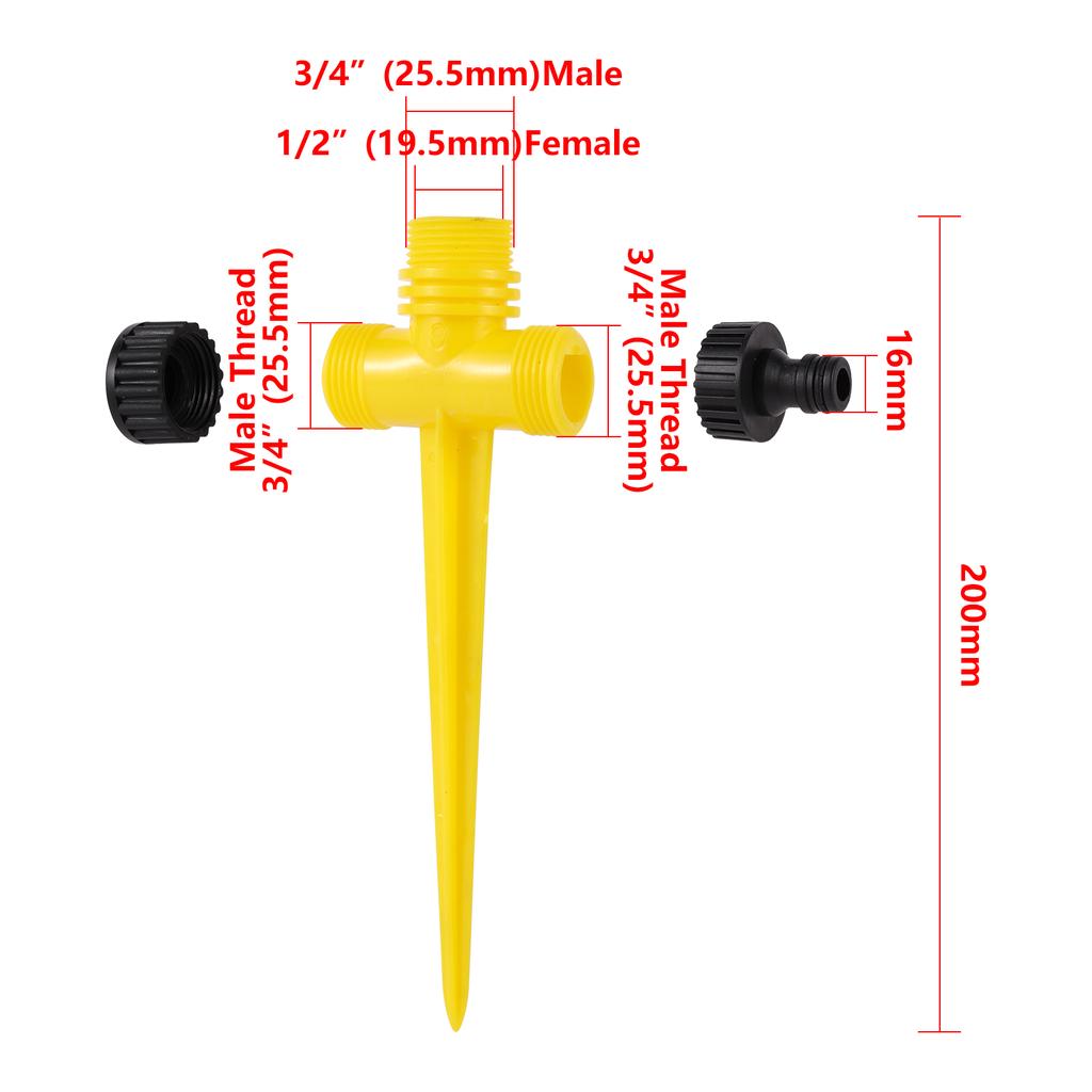 Adjustable 360 Degree sprinkler Automatic Lawn Irrigation Head Plant Watering System In-ground Sprinkler Irrigation Device