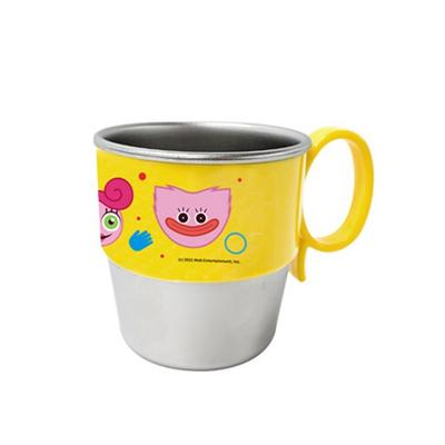 Leburn Poppy Playtime Non-slip Stainless Steel Cup, Mixed Colors, 1 Piece, Popular Korean Parenting Items