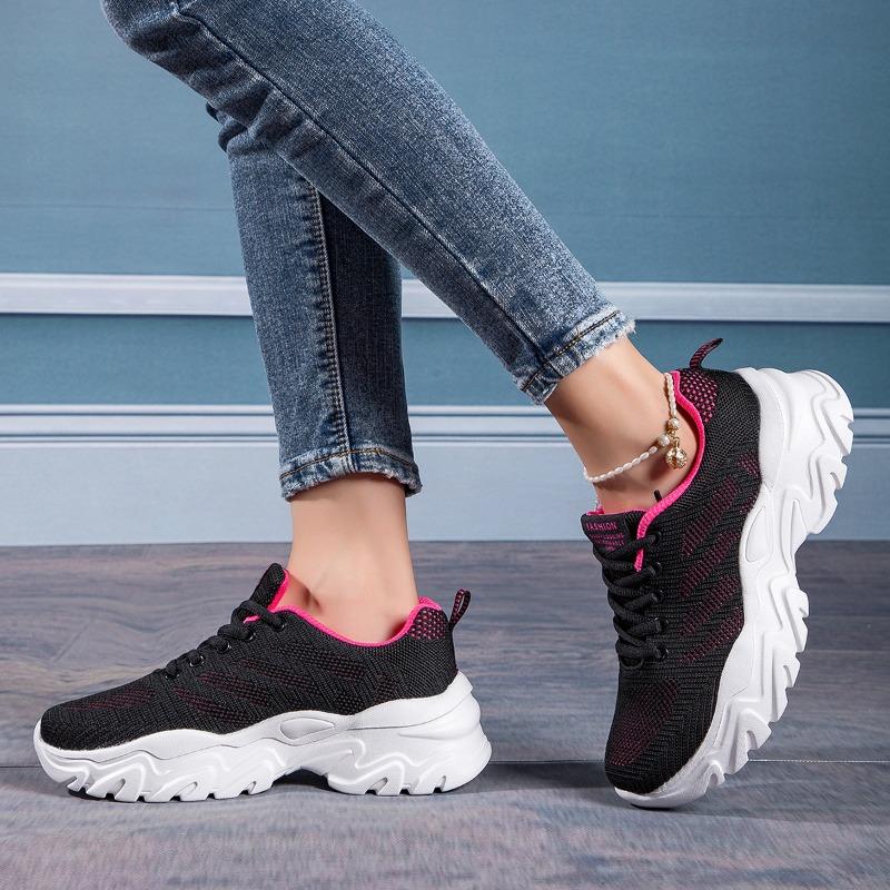 Women's Chunky Shoes Casual Sports Shoes Thick Bottom Platform Sneakers