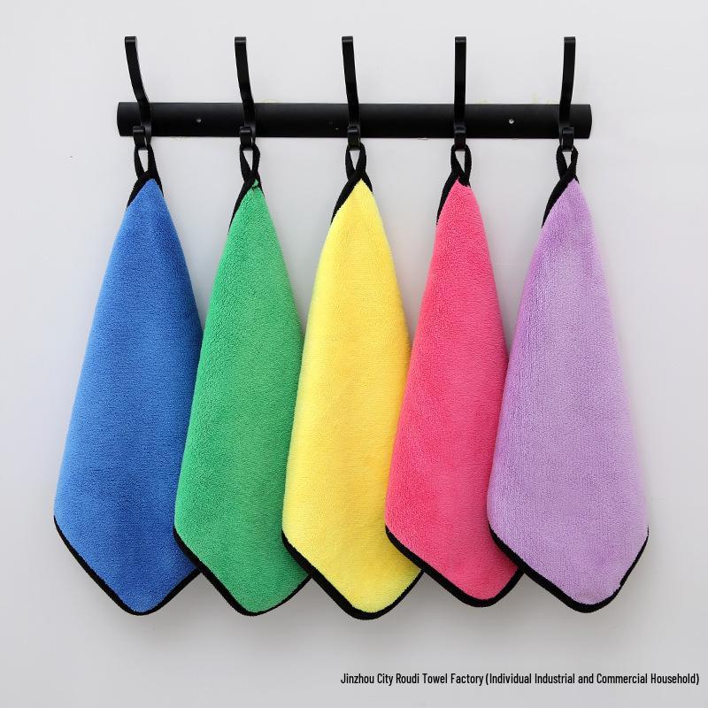 Serviette de lavage de voiture en microfibre double face personnalisable