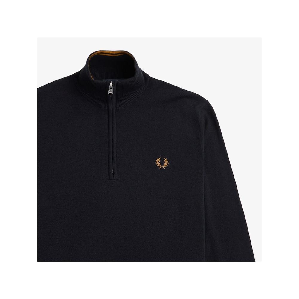 Fred Perry [headquarters Genuine] Fred Perry [sharp] Classic Half Zip Knit  795  Afpm2437624 795 qzgAfpm2437624 795