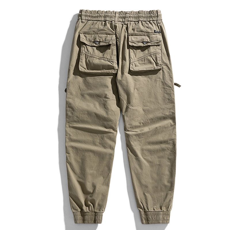 American-Style Spring and Autumn Heavy-Duty Men's Multi-Pocket Cargo Pants, Export Surplus, Versatile, Cool and Stylish, Jogger Casual Pants