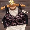 Women's Full coverage Underwired Lightly Lined lace bra Plus Size Minimizer bra 34 36 38 40 42 44 46 48 B C D E