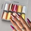 Laser Nail Stickers Gold Rose Gold Nail Art Stickers Professional Nail Decorations  Manicure DIY