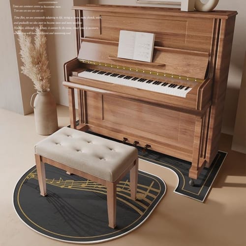 ACMEER Piano Mat, Soundproof Floor Mat for Electronic Pianos, Anti-Vibration, Anti-Scratch, and Non-Slip, for Electronic Drum Kits, Bass Drums, Percus