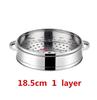 Stainless Steel Steamer fish steamed stuffed bun Rack Kitchen Tools Multilayered Insert With Holder instant pot steamer basket