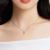 Exquisite Sterling Silver 999 Lucky Necklace: High-End Luxury Choker for Women – Perfect Best Friend Gift