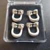 4 pièces/boîte outils dentaires matériaux pince de barrage en caoutchouc matériau en résine soins bucco-dentaires dentiste dentisterie Odontologia Instrument de laboratoire