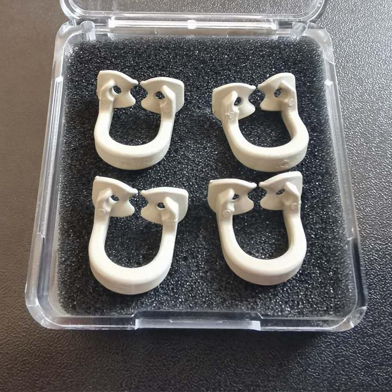 4 pièces/boîte outils dentaires matériaux pince de barrage en caoutchouc matériau en résine soins bucco-dentaires dentiste dentisterie Odontologia Instrument de laboratoire