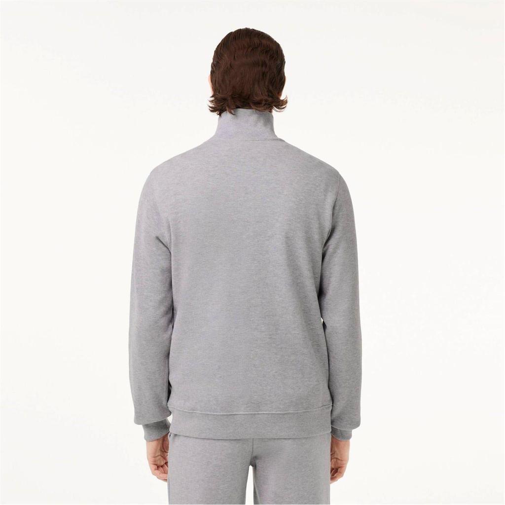 Lacoste Mens Interlock Quarter Zip Sweatshirt