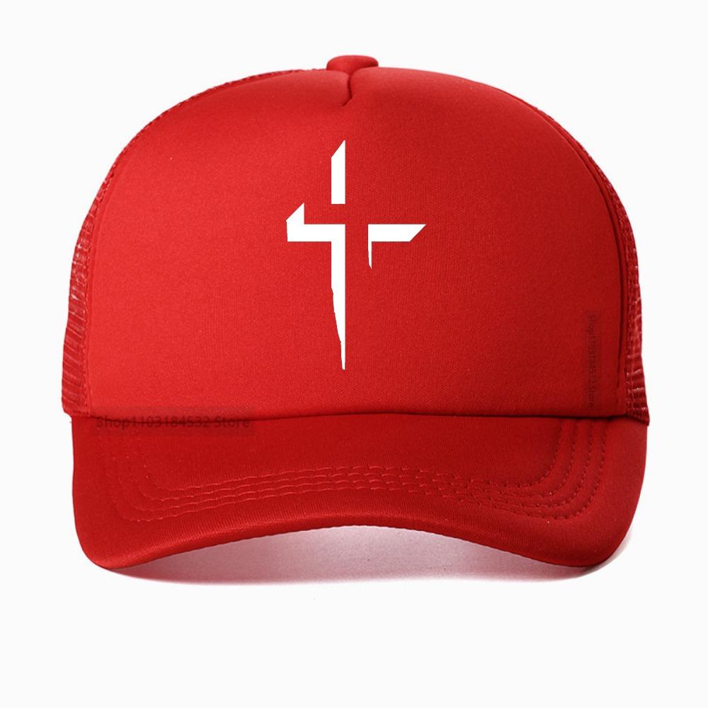 Summer Unisex Outdoor Sports Cross Creative Print Baseball Cap Fashion Unisex Mesh Breathable Snapback Hat Bones