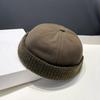 Men Melon Skin Hat Four Seasons Beanie Landlord Hat Versatile Hip Hop Hats Punk Girl Y2K Brimless Sailor Hat Bonnet Docker Cap