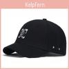 Cotton Letter Embroidery Baseball Cap With Short Brim For Men And Women 2024 Spring Fashion