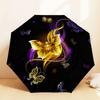 1pc Butterfly Art Automatic Folding Umbrella, Heavy Duty 8 Rib Iron Frame,  Suitable for Travel, Daily Use, Birthday, Decor Gift m0104056