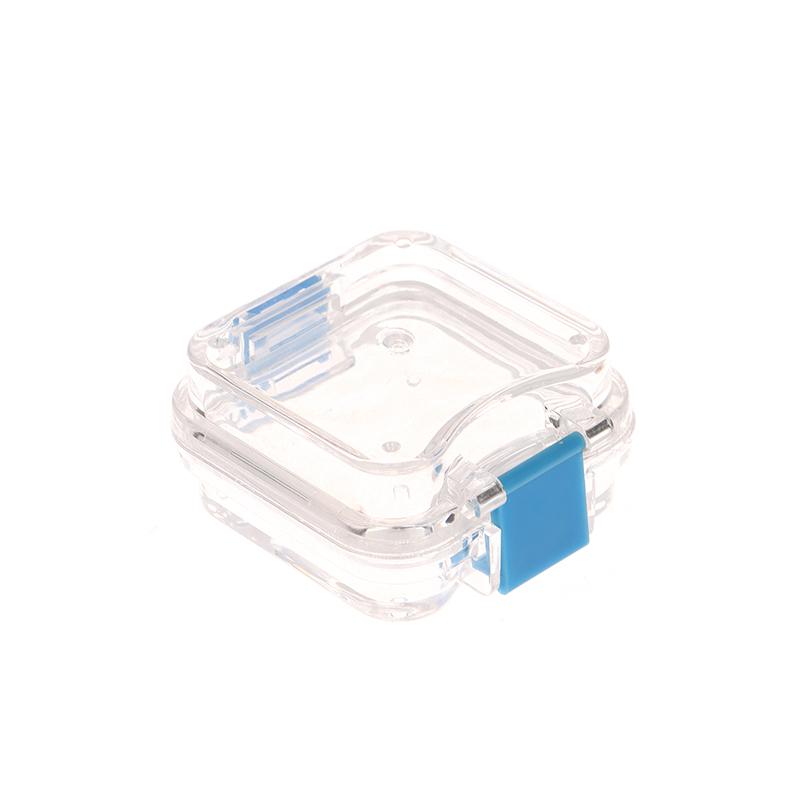 Denture Storage Box With Film Dental Crown And Bridges No Slots Available Tooth Box Plastic Transparent Dentistry Membrane Box