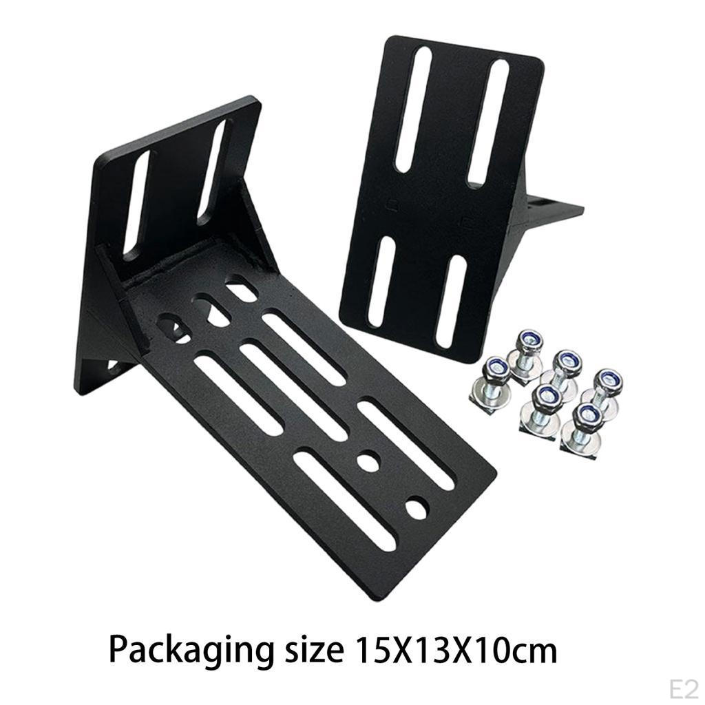 2Pcs Awning Bracket Outdoor Repair Part Stable L Roof Rack Mounting