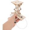 Toyvian Creative Science Toy for Kids, Wooden Hydraulic Lift Model Assembly Puzzle, Educational DIY Mechanical Kit, Stem Learning Toy for Boys and