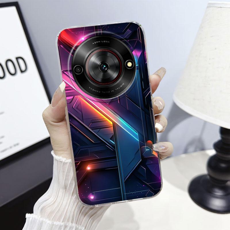 For ZTE Blade A75 5G A 75 5G Case Clear Protect Cover For ZTE Nubia Focus 5G Clear Soft Silicone Phone Case Marble Print Pattern