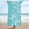 Microfiber Terry Cloth Digital Printing Fashion Pattern Beach Towel Bath Towel Seaside Blanket Shawl Sweat Towel