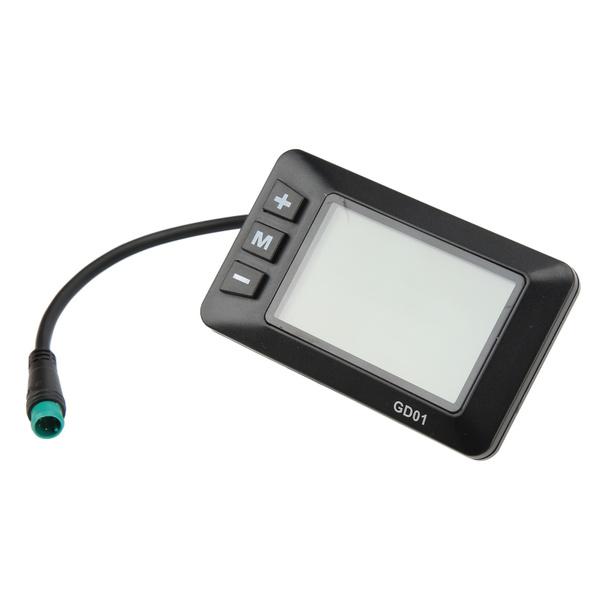 thumbnail image 2 of Electric Bike LCD Display, Meter 24V 36V 48V Control Panel Electric Bicycle S866 LCD Display Electric Bike LCD Display With Waterproof Plug For Electric Bikes 2 of 13