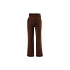 FILA Womens Outdoor Series Casual Fashion Comfortable Knitted Sports Pants Women bottoms Dark-Coffee A11W441608F-BN