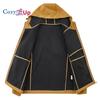 Cozy Up Men's Softshell Jacket with Hood Fleece Lined Windbreaker Lightweight Waterproof Jackets for Hiking