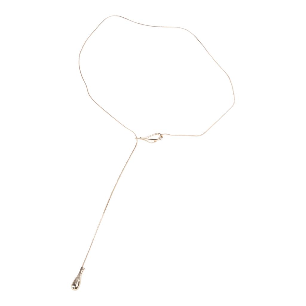 Adjustable Snake Necklace Featuring Metallic Luster Irregular Shape High Quality Iron Sweater Chain for Women Gift