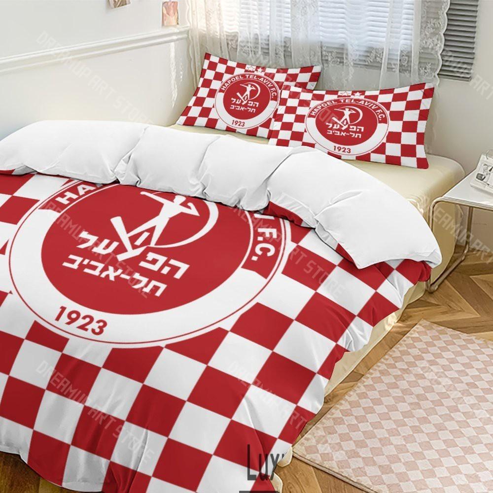 3D Druck Hapoel Tel Aviv Bettwäsche Set Twin Queen King Full Size Bettbezug Kissenbezug Bett Jungen Mädchen Erwachsene Heimtextilien