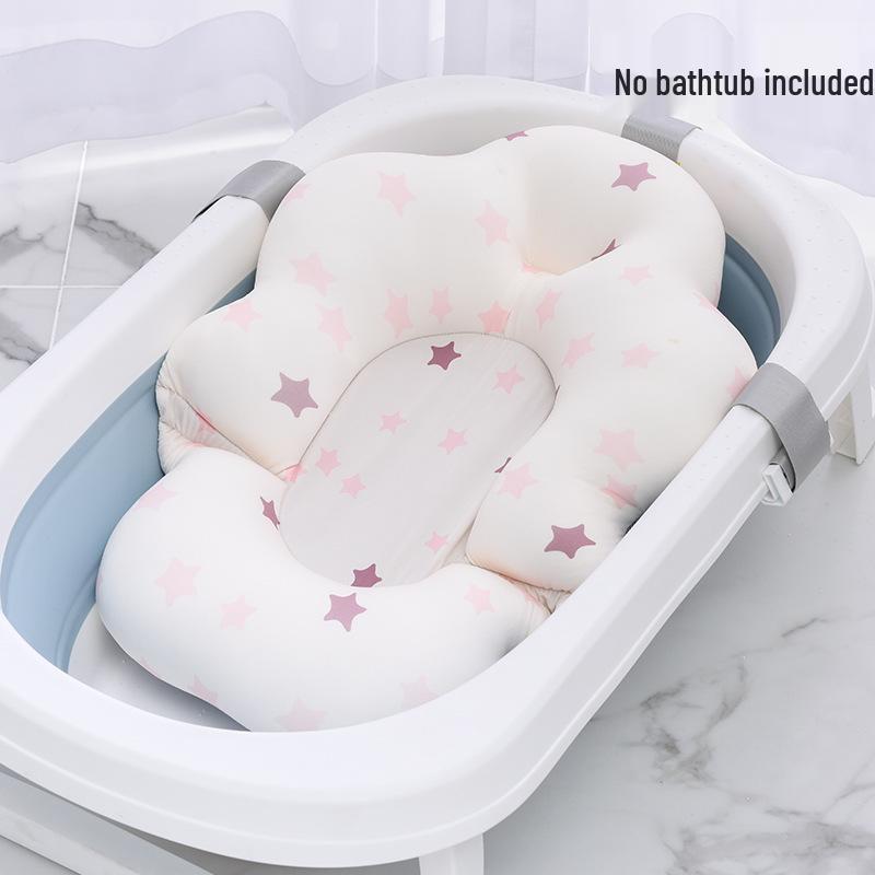 Newborn Baby Non-Slip Bath Net & Floating Pad