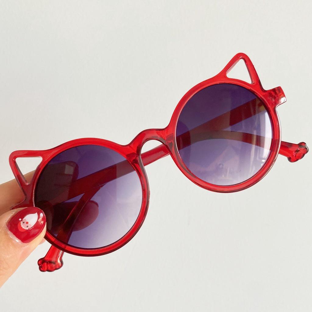 Kids Sunglass Retro Cat Ear Beach Summer Eyewear
