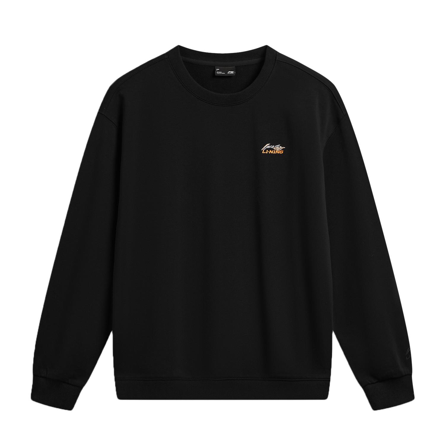 Спортивная серия Lifestyle от Li Ning Свободный крой Круглый вырез Парный свитшот Унисекс tops AWDW685-3 XS