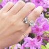Ollia Bee Free Size Layered Gardling Fashion Ring