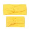 2 pz/set Madre e Figlia Del Bambino Della Ragazza Dell'arco Della Fascia Mamma Bambini di Colore Solido Fascia Per Capelli Accessori Per Capelli Genitore-Bambino Famiglia copricapi