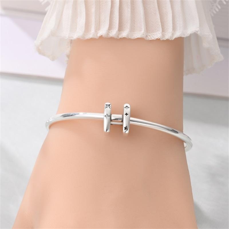 Copper Star Sun Letter H Beads Versatile Jewellery Fit Original Bracelet Necklace For Women Diy Gift