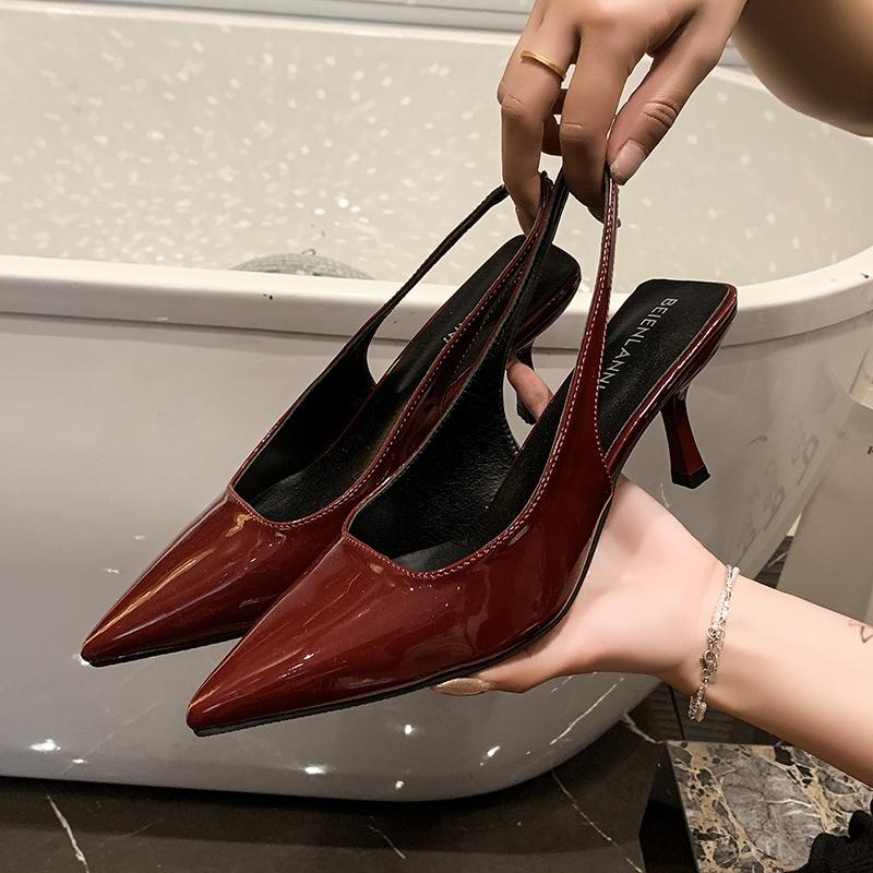 Summer Cover Toe Slip On Women Sandals Fashion Shallow Ladies Casual Wedges Low Heel Singbacks Sandalias