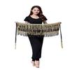 Halloween Belly Dance Costume with Sequin Tassel Hip Scarf and Waist Chain