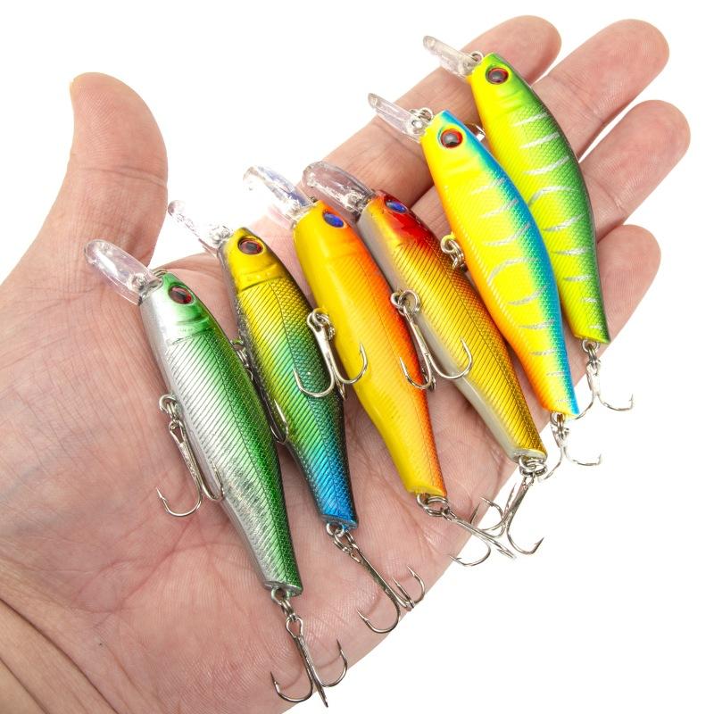 Casting Float Minnow 8.5cm 9g Crankbaits Fishing Popper Sea Fishing Lures Crank Wobblers For Trolling Pike Surface Lure Salmon