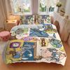 3-teiliges Gutes Freunde Tom & Jerry Bettwäsche-Set - Enthält 1 Bettbezug und 2 Kissenbezüge, Bequeme Bettwäsche mit Stilvollem Design für Schlafzimmer F016
