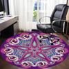 1pc Mandala Artwork Chair Carpet for Office, Soft Flannel Throw Mat, Perfect for Office,Holiday Party Decoration Choice Yy251113215