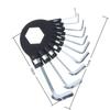 10 Piece Metric Hex Key Set Hardened Steel Foldable Storage Ring For Home Repair Bike Maintenance Assembly