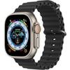 Silicone Strap for Apple Watch 1/2/3/4/5/6/7/8/9/10/11/SE 38/40/41/42mm, Black