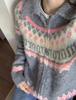 Korean Retro Fair Isle Knit Cardigan - Women's Autumn/Winter 2026 Loose Style