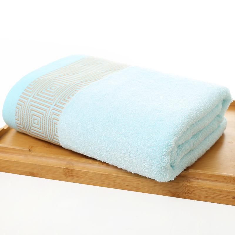 Household Soft Water-absorbing Large Jacquard Bath Towel