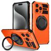 For iPhone 15 Pro Max Case Compatible with MagSafe Rotary Kickstand Anti-Drop TPU+PC Phone Cover