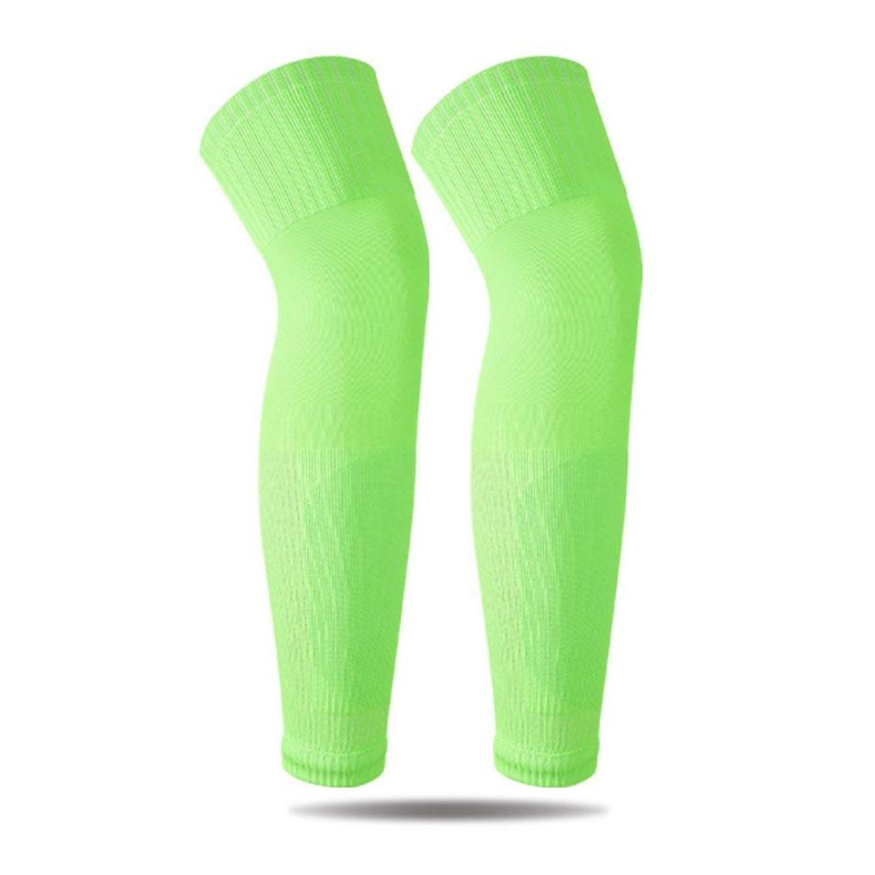Loogdeel 1 Pair Football Socks Over-The-Knee Soccer Leggings Breathable Sports Knee Pads Leg Cover Joint Knee Support