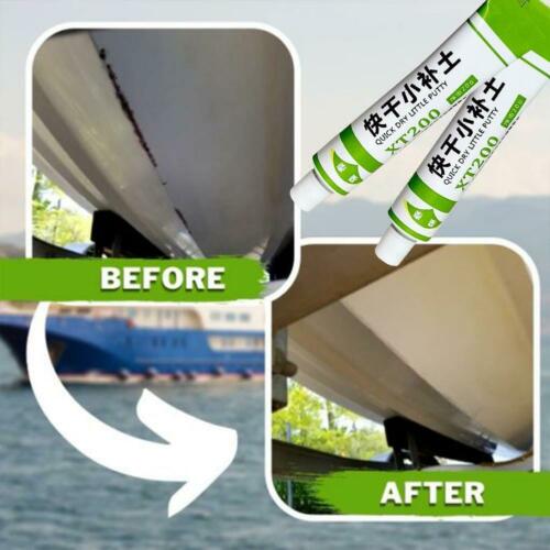 Fiberglass Boat Repair Paste Quick-Drying Putty Paint Repairing Eye-Filling Gray Paint Scratch Repair Agent