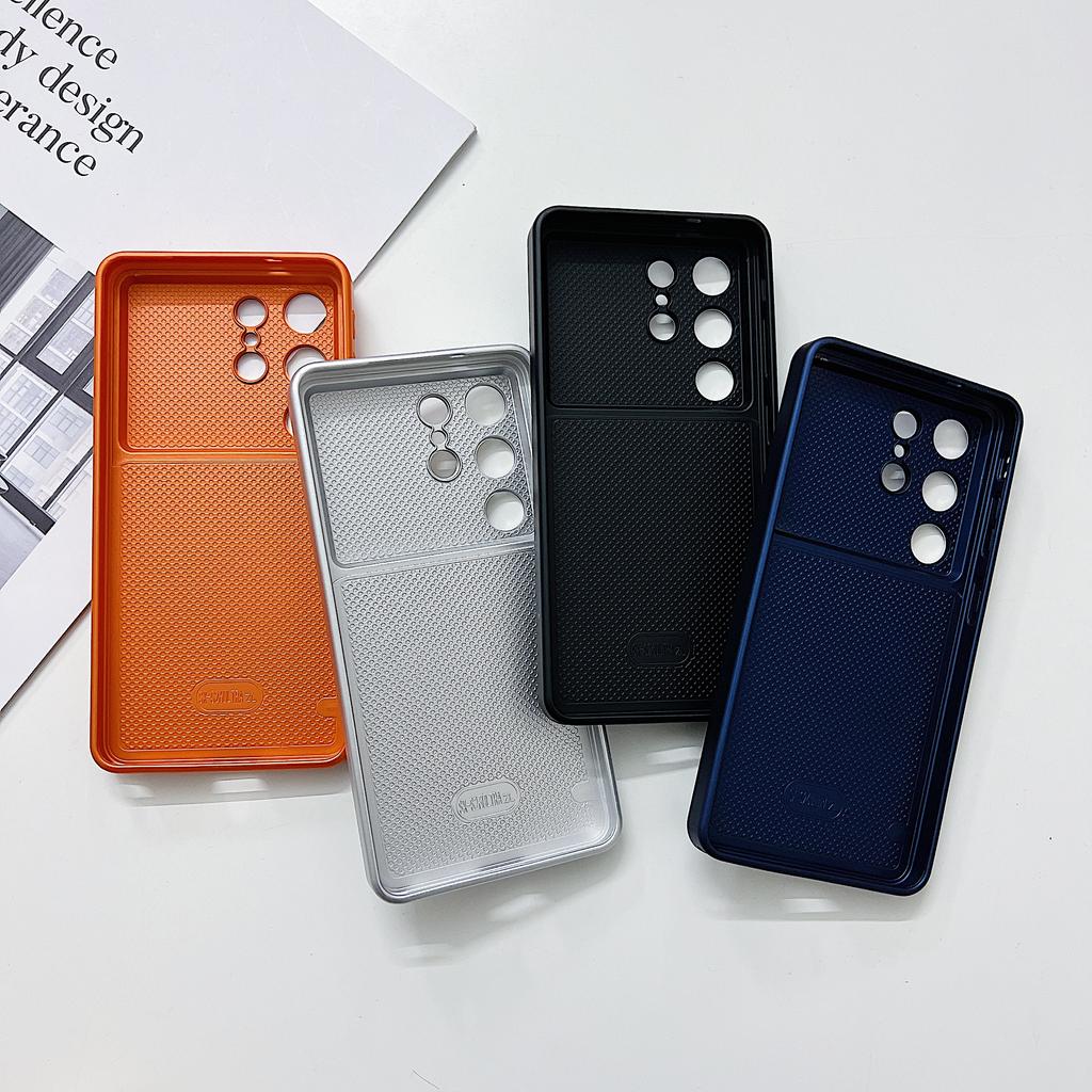 Carbon Fiber Pattern For  Lens Protect Case for Samsung S26 S2 S24 S23 Ultra Hard Magnetic Wireless Charge Cover