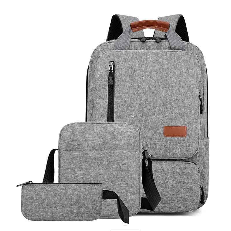 Herren Business Rucksack Set: Stilvoll, geräumig und langlebig für Studenten und Berufstätige.