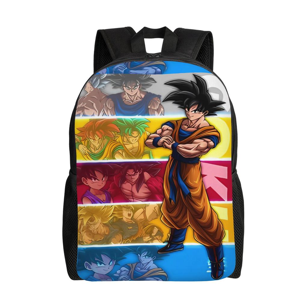 Back To School Dragons Ball Anime Song Goku Backpack Cycling Backpacks Unisex Elegant High School Bags Durable Rucksack