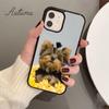 yorkshire terrier dog puppy Phone Case for iPhone 11 12 13 14 Pro Max mini X XR XS SE 2020 6S 7 8 Plus Samsung S21 S22 shell